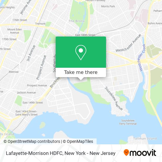 Mapa de Lafayette-Morrison HDFC