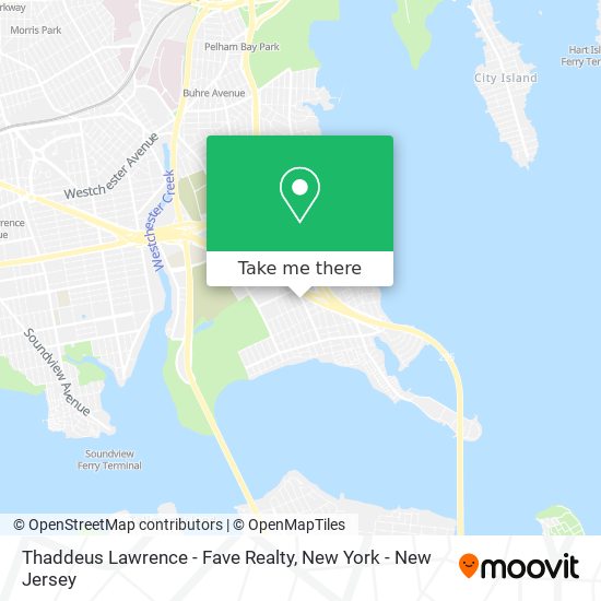 Mapa de Thaddeus Lawrence - Fave Realty