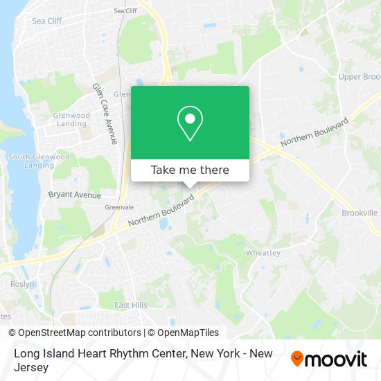 Long Island Heart Rhythm Center map