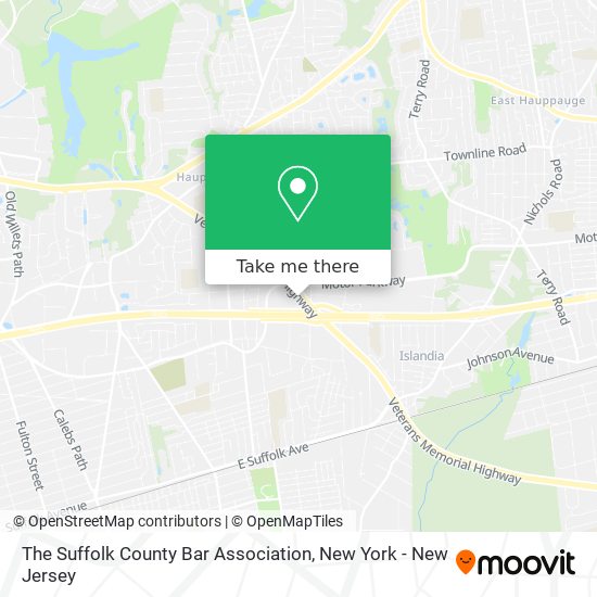 Mapa de The Suffolk County Bar Association