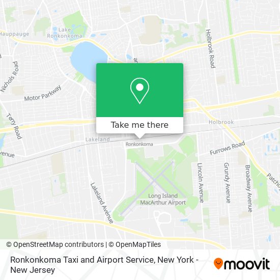 Ronkonkoma Taxi and Airport Service map
