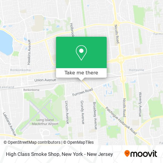 Mapa de High Class Smoke Shop