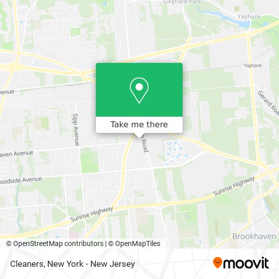 Cleaners map