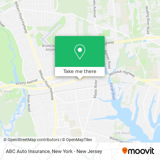 Mapa de ABC Auto Insurance