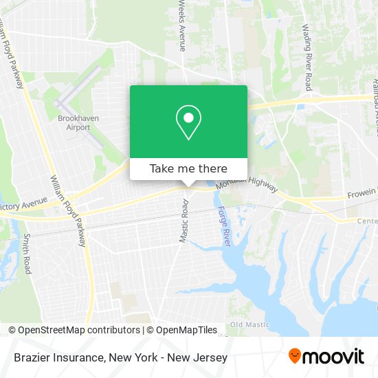 Brazier Insurance map