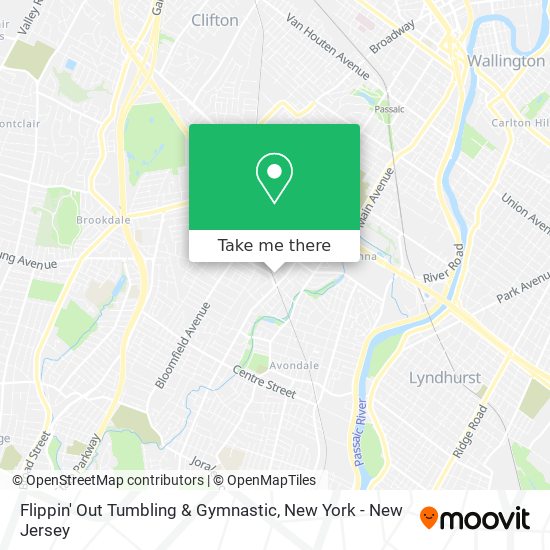Mapa de Flippin' Out Tumbling & Gymnastic