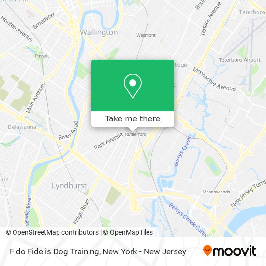 Fido Fidelis Dog Training map