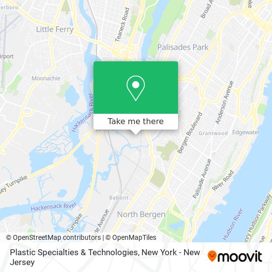 Plastic Specialties & Technologies map