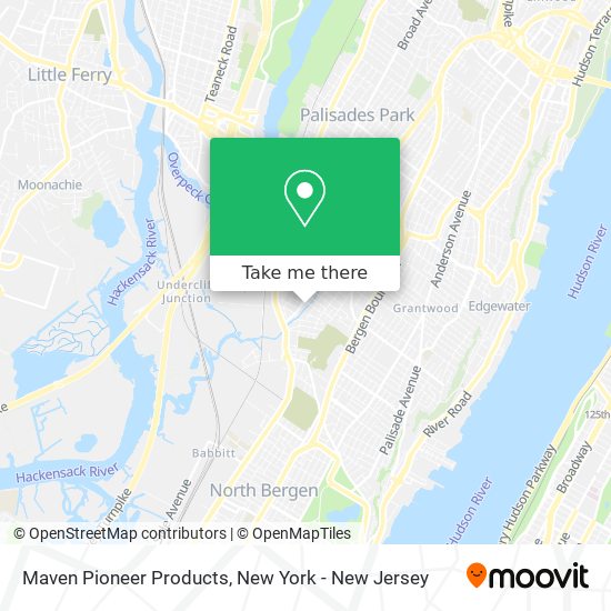 Maven Pioneer Products map