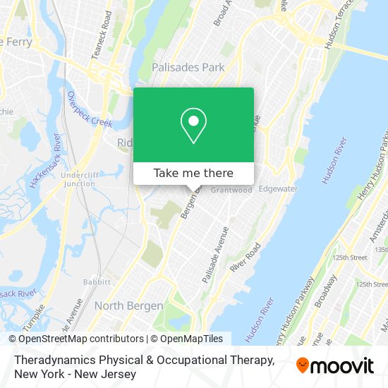 Mapa de Theradynamics Physical & Occupational Therapy