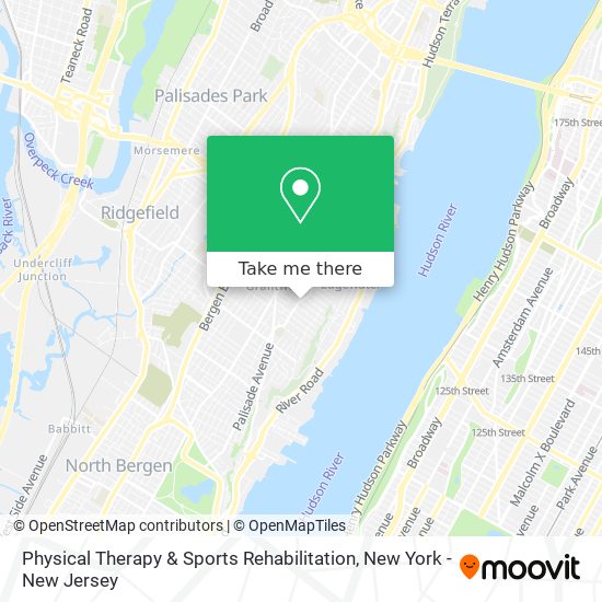 Mapa de Physical Therapy & Sports Rehabilitation