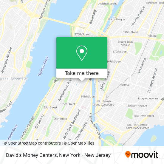 David's Money Centers map