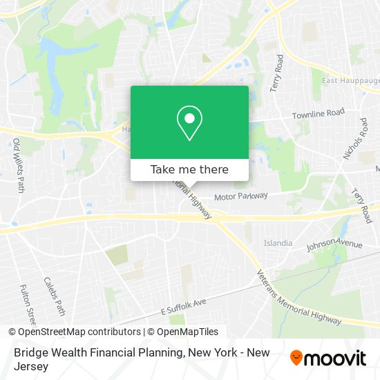 Mapa de Bridge Wealth Financial Planning