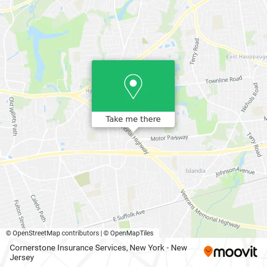 Cornerstone Insurance Services map