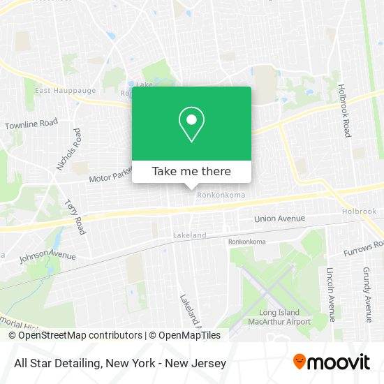 All Star Detailing map