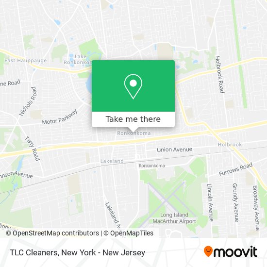 TLC Cleaners map