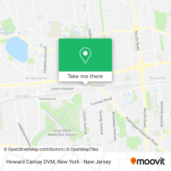 Mapa de Howard Camay DVM