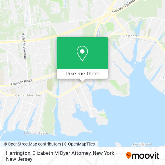 Mapa de Harrington, Elizabeth M Dyer Attorney