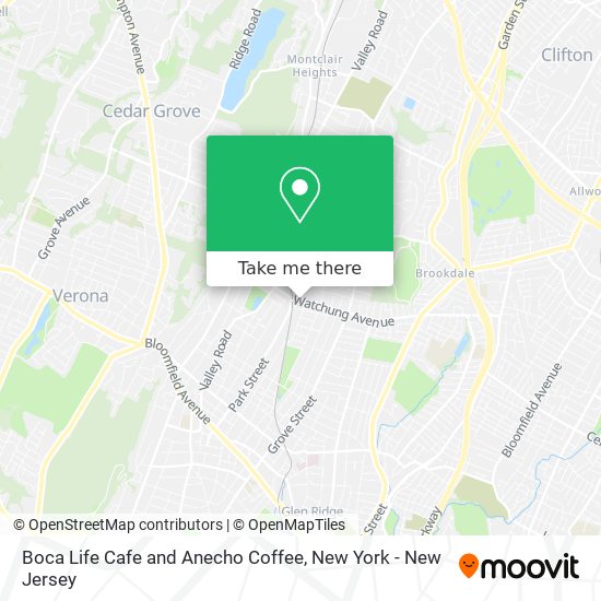 Mapa de Boca Life Cafe and Anecho Coffee