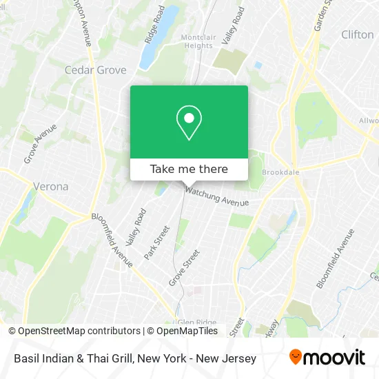 Basil Indian & Thai Grill map