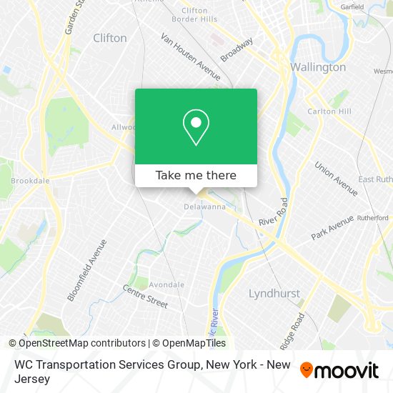 WC Transportation Services Group map