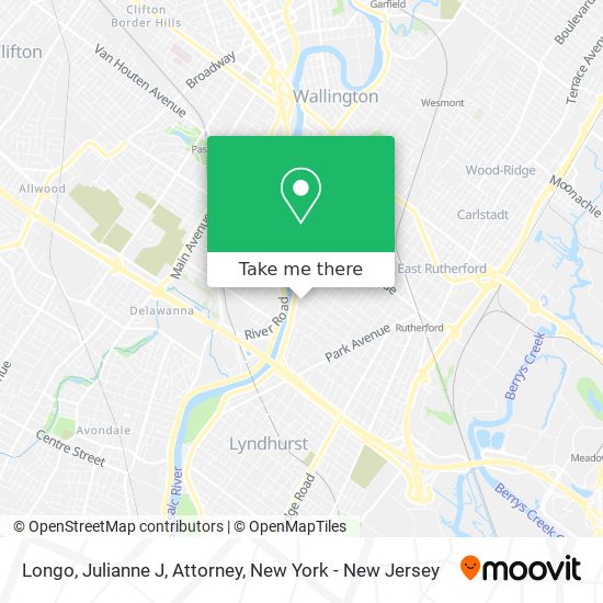 Longo, Julianne J, Attorney map