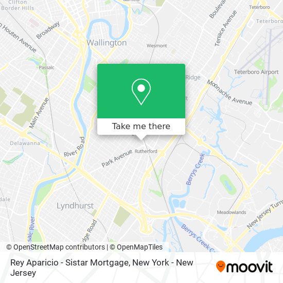 Rey Aparicio - Sistar Mortgage map