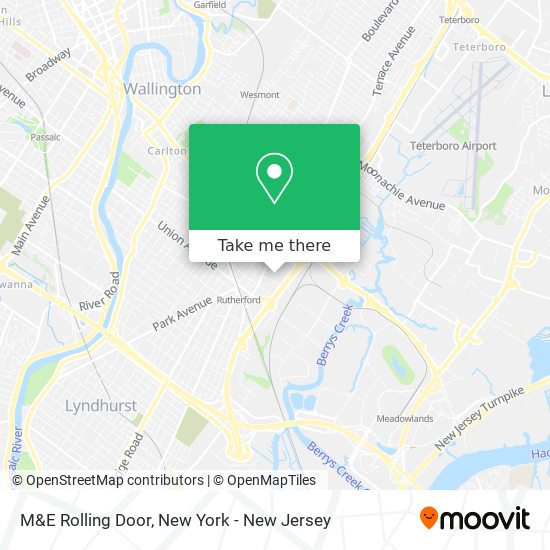 Mapa de M&E Rolling Door
