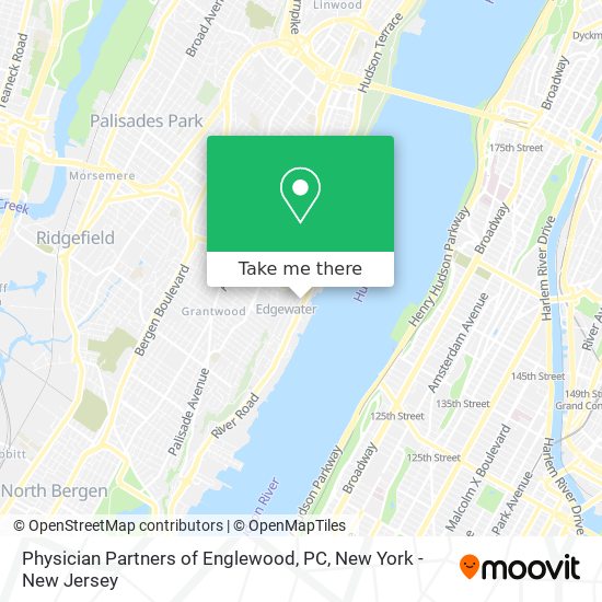 Mapa de Physician Partners of Englewood, PC