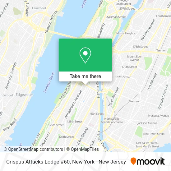 Crispus Attucks Lodge #60 map