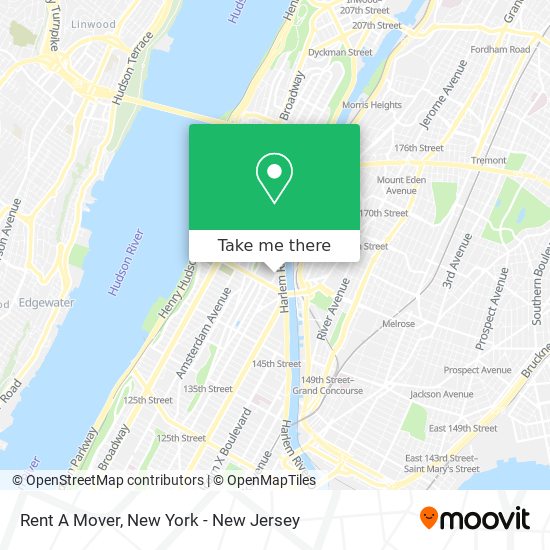 Mapa de Rent A Mover