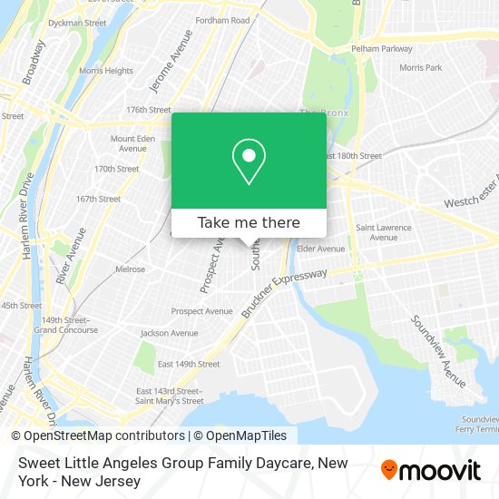 Mapa de Sweet Little Angeles Group Family Daycare