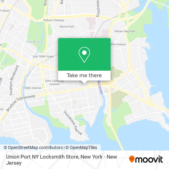 Mapa de Union Port NY Locksmith Store