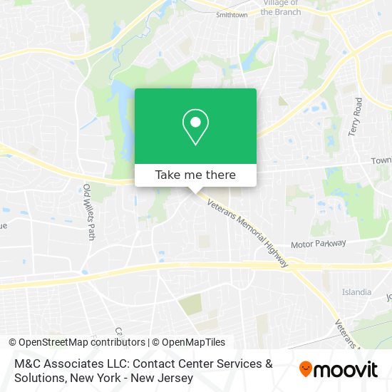 M&C Associates LLC: Contact Center Services & Solutions map