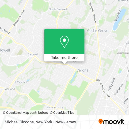 Mapa de Michael Ciccone