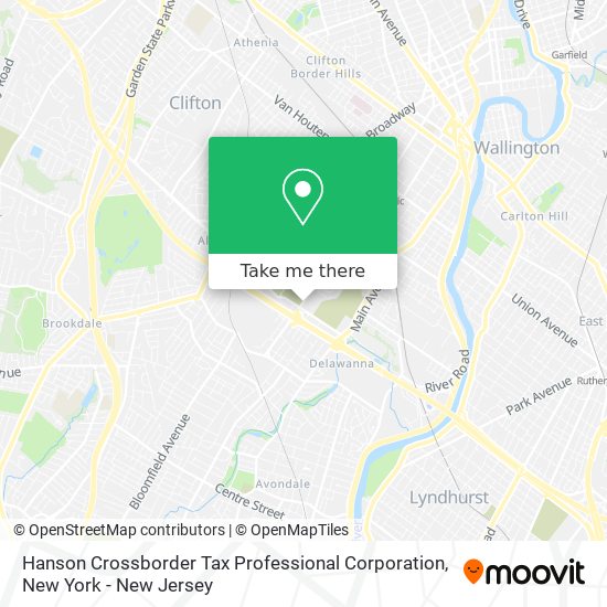 Hanson Crossborder Tax Professional Corporation map
