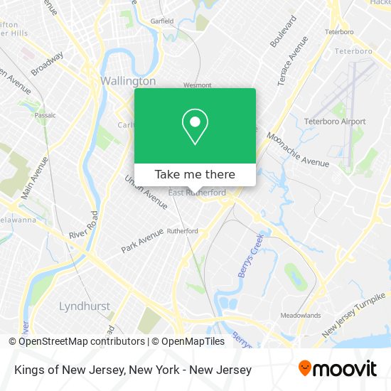Mapa de Kings of New Jersey