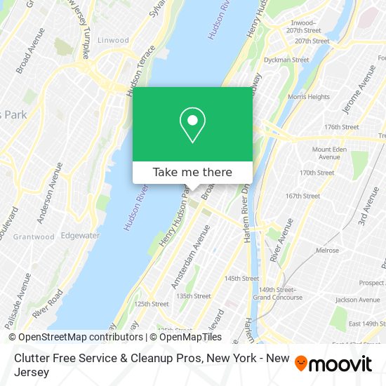 Clutter Free Service & Cleanup Pros map