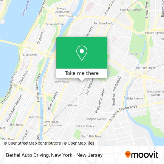 Mapa de Bethel Auto Driving