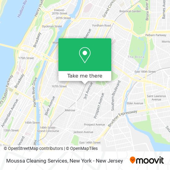 Mapa de Moussa Cleaning Services
