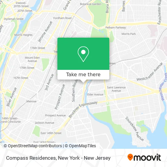 Compass Residences map
