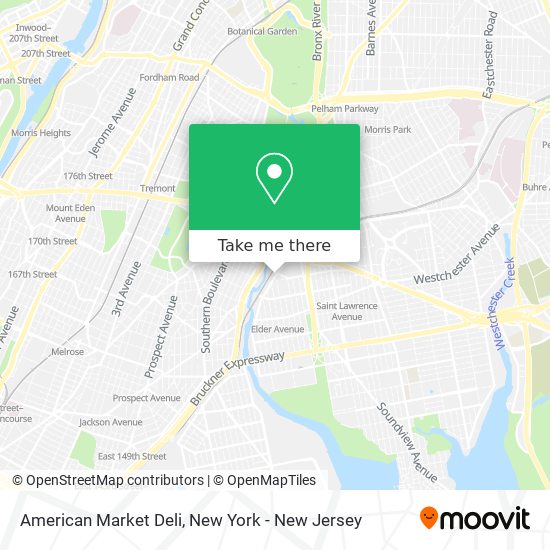 American Market Deli map