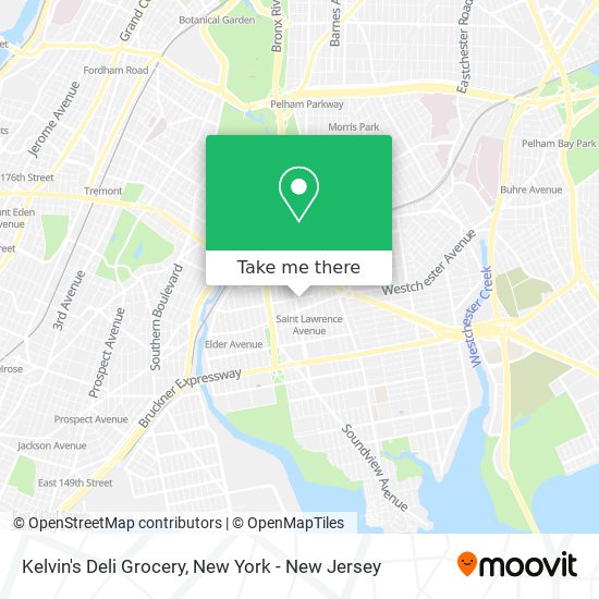 Mapa de Kelvin's Deli Grocery