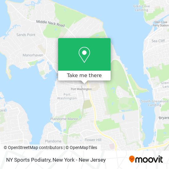 Mapa de NY Sports Podiatry