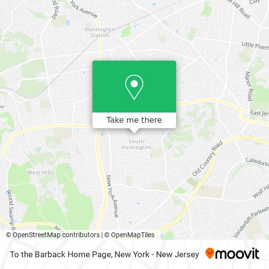 Mapa de To the Barback Home Page