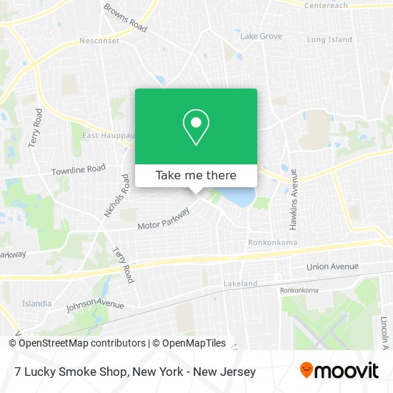 7 Lucky Smoke Shop map