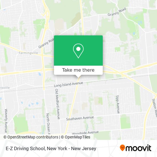 E-Z Driving School map