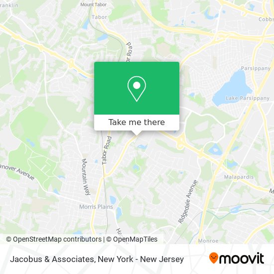 Jacobus & Associates map