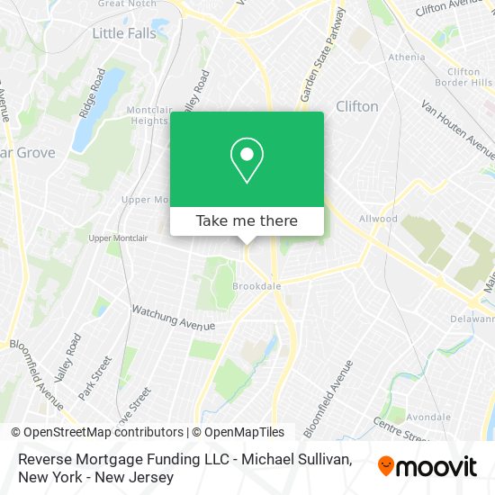 Mapa de Reverse Mortgage Funding LLC - Michael Sullivan