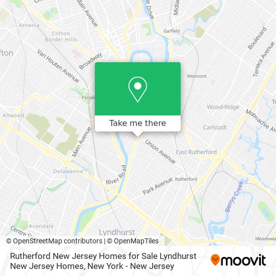 Mapa de Rutherford New Jersey Homes for Sale Lyndhurst New Jersey Homes